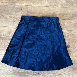 Aritzia Babaton Slip Mini Skirt Starboard